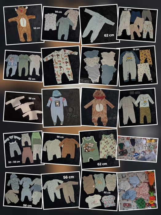 Lot hăinuțe bebe 0-9 luni