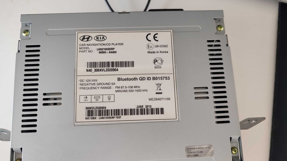 Мултимедия/Навигация Kia Carens 2013 за части/ремонт