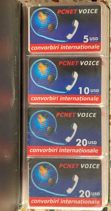 Colectie cartele telefonice PC Net - 58 de cartele in perfecta stare !