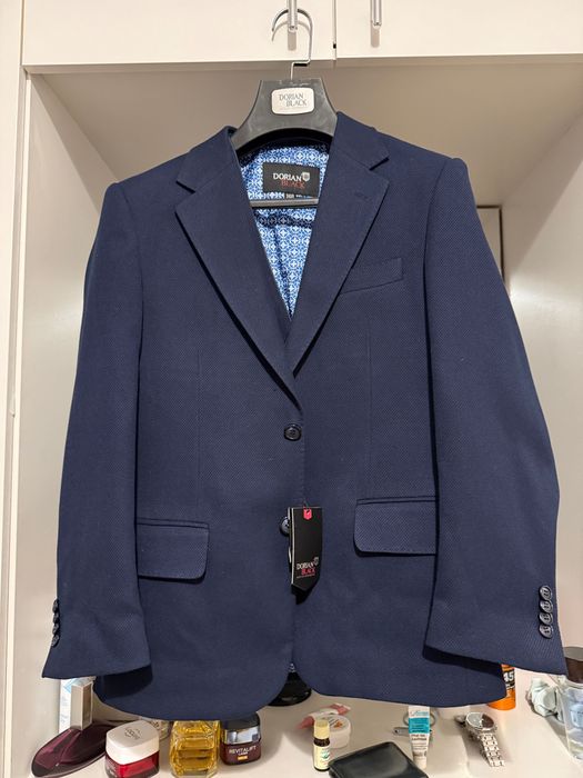 Costum Elegant 3 piese Bleumarin