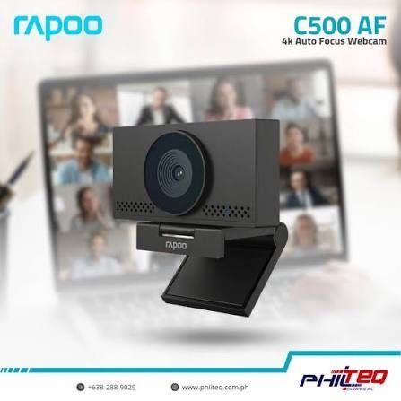 Веб-камера Rapoo C500 AF 4K. Для офис.