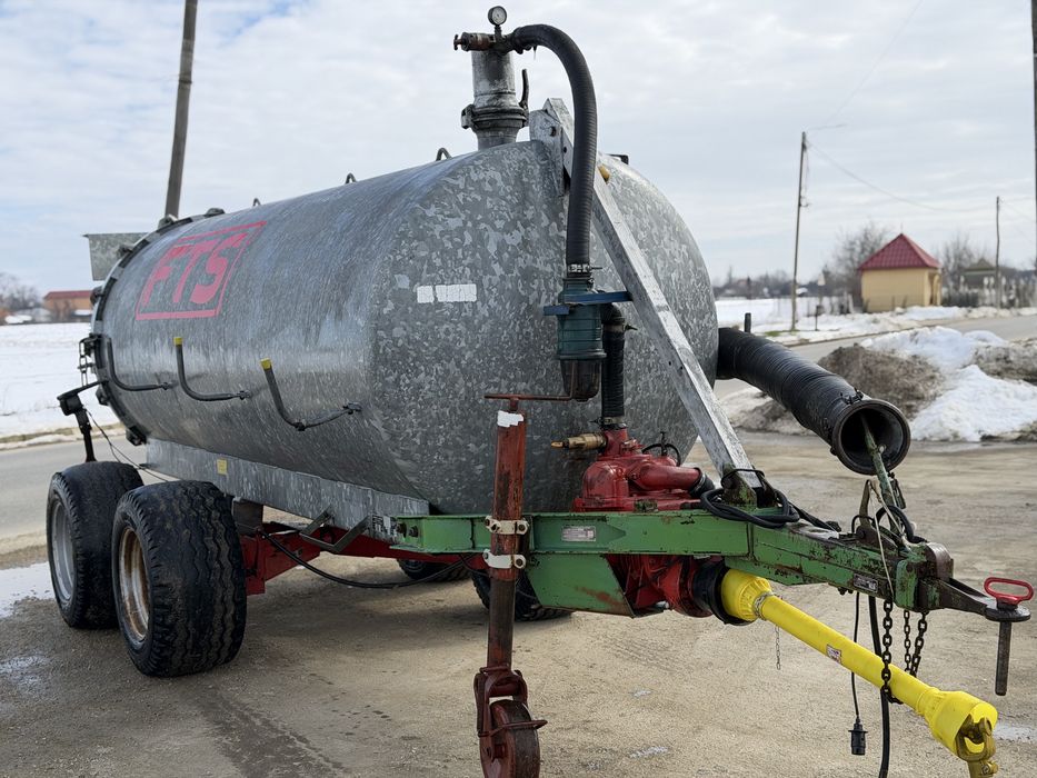 Vidanja/Cisterna 6000L FTS cu Punte Tandem Impecabila