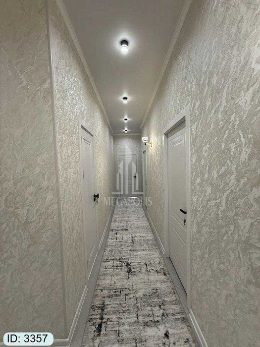 sharq 1 tarafda 3 xona tayyor kvartira sotiladi №3357