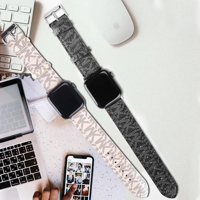Каишки от ЕКО кожа Michael Kors за Apple Watch ULTRA/SE/11/10/9/8/7/6