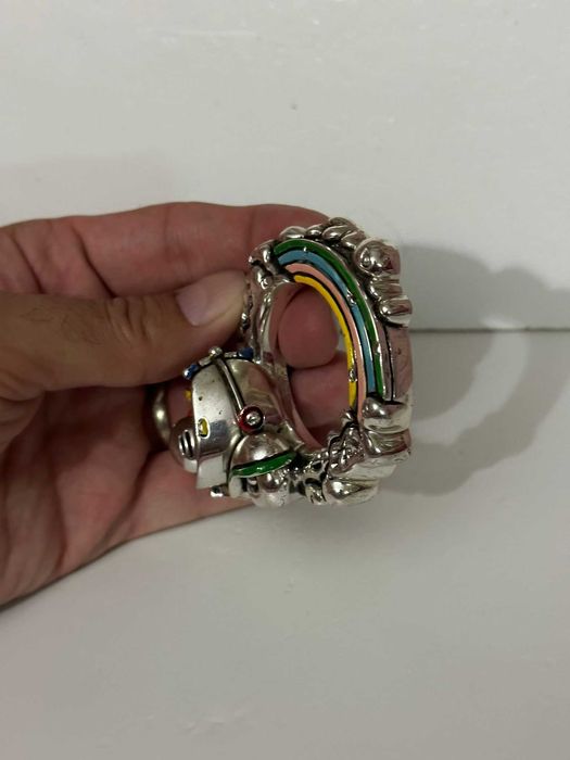 RAMA FOTO COPII Laminata ARGINT 925 - Miniatura - Mica + Email !