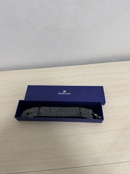 Colier Swaroski cirstal negru, original/detin factura
