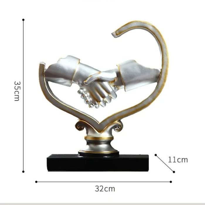 Статуэтка LUCKY SHAKE HANDS, абстрактная