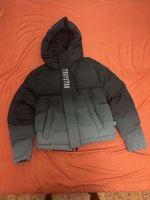 Geaca Trapstar Originala - puffer cu eticheta , neagra , marimea S