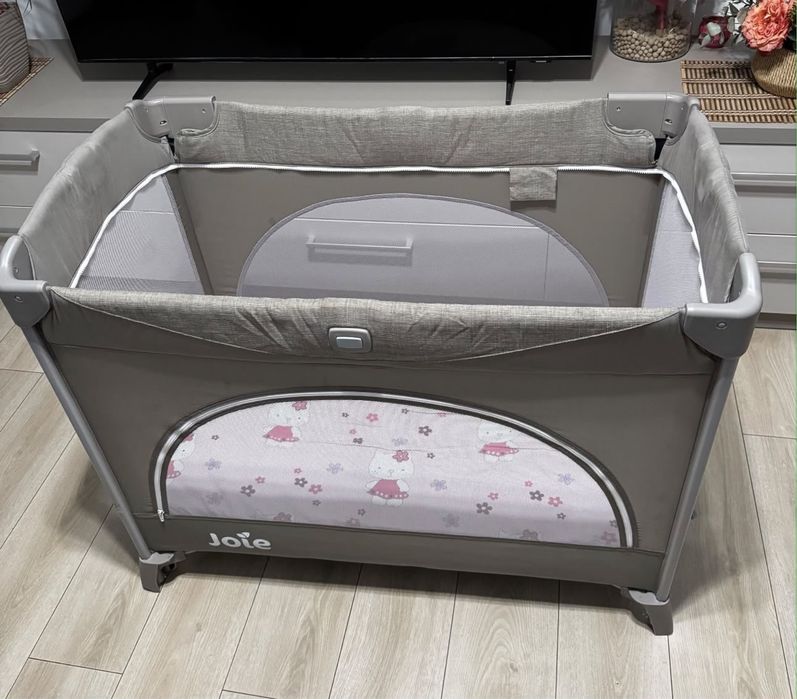 Patut pliabil cosleeper Joie Kubbie Foggy