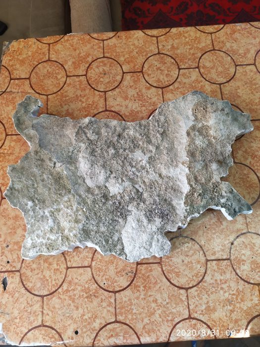 Декорация,каменна карта на България,камък.