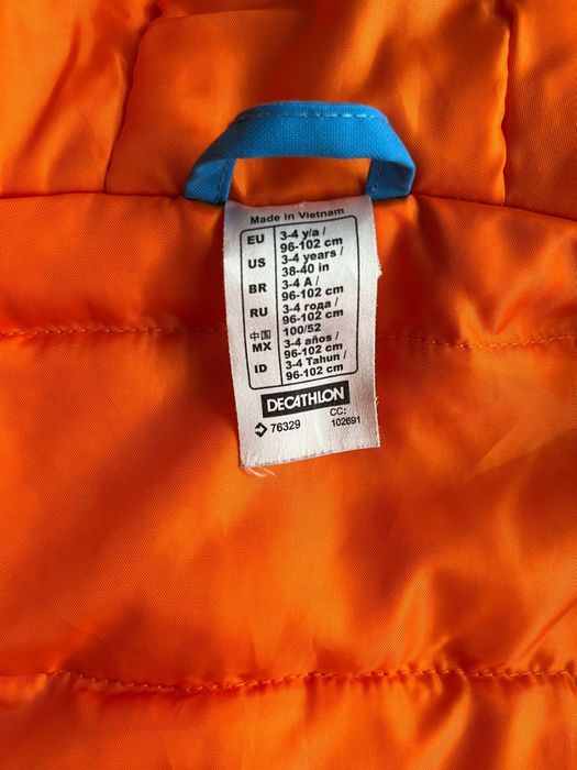 Geacă Parka Iarnă Impermeabilă Drumeție pe zăpadă SH500 WARM Albastru