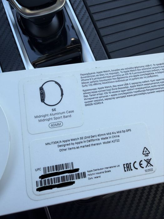 Apple Watch se 2 40 mm black