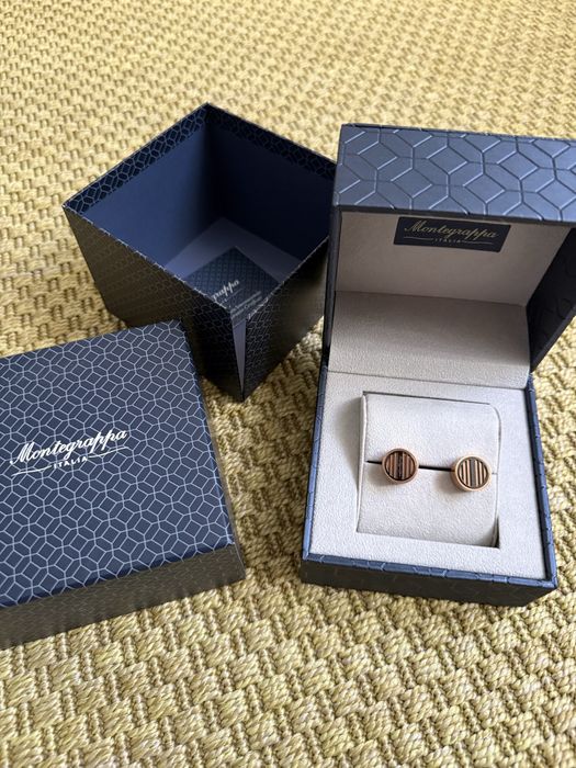 Butoni camasa Montegrappa Grid - NOI