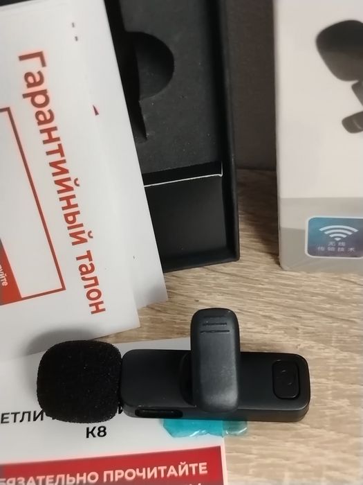 Новый петличный микрофон.