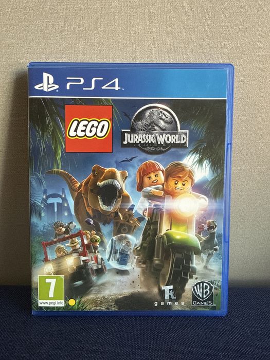 Lego jurassic world диск для PS 4 почти новый