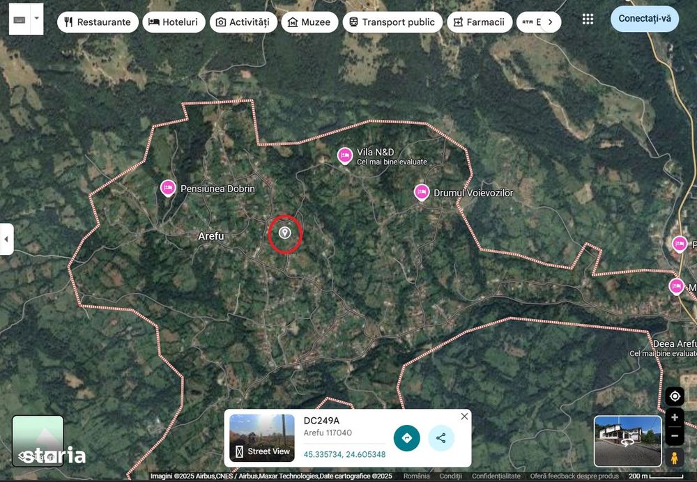 Casa si teren Arefu, jud Arges