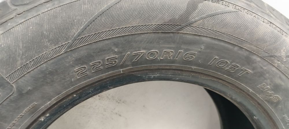 Летние шины 4шт  б/у 225/70/16