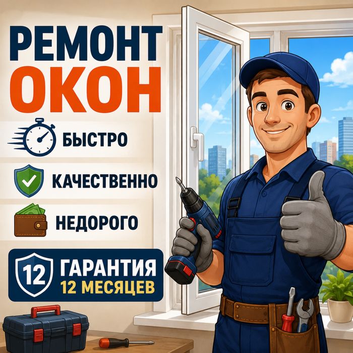 Ремонт окон регулировка окна замена резины стеклопакет