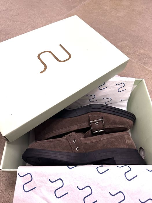 Mocasini piele întoarsă