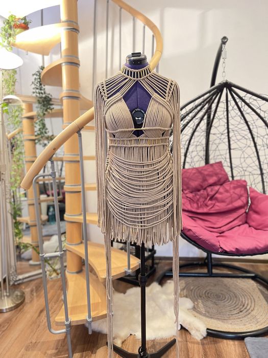 Rochii macrame- plaja, festival- 650