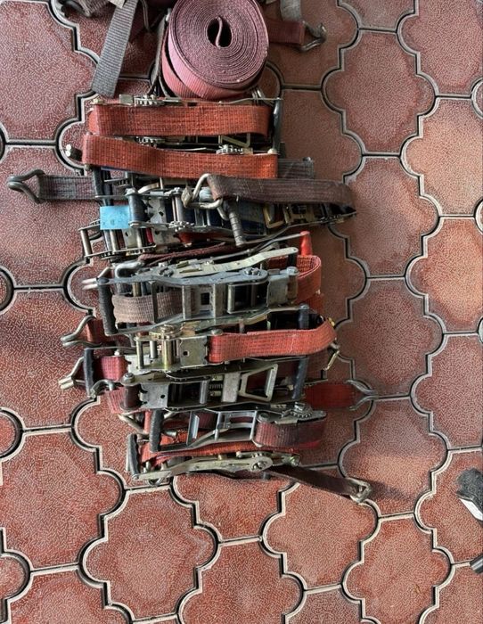 Стяжные ремни , рымни и трещетки с Европы, крепление груза