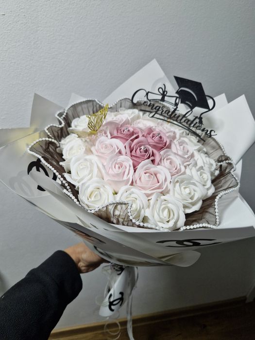 Buchete flori de săpun