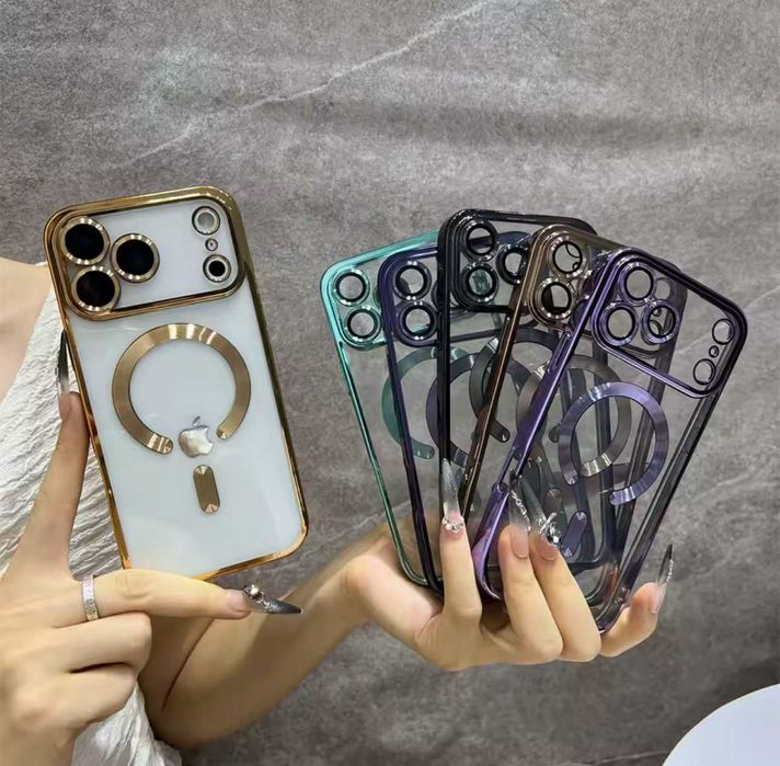 Husa Luxury MagSafe pt iPhone Air / 17 / 17 Pro / 17 Pro Max