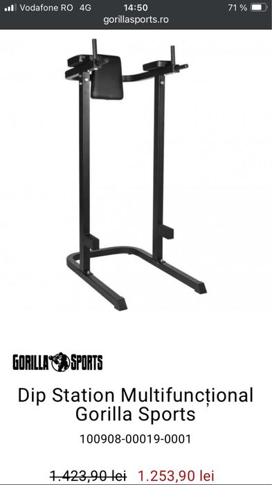 Dip Station Multifunctional Gorilla Sports