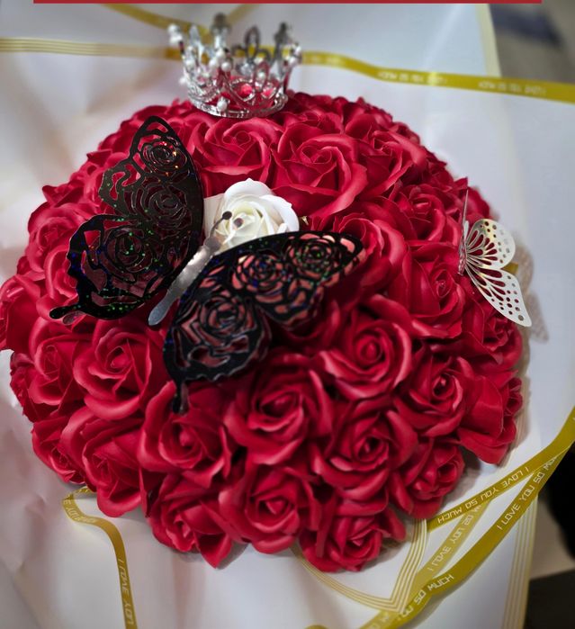 Buchete de trandafiri sapun