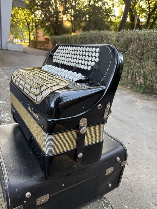 Acordeon acordion Hohner Riviera 5 cu 120 de basi