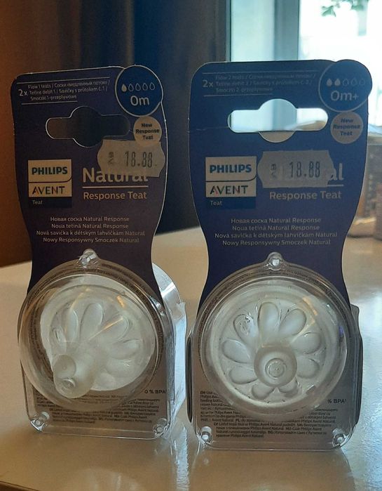 AVENT Биберон NATURAL RESPONSE  за новородено поток 1 и 2