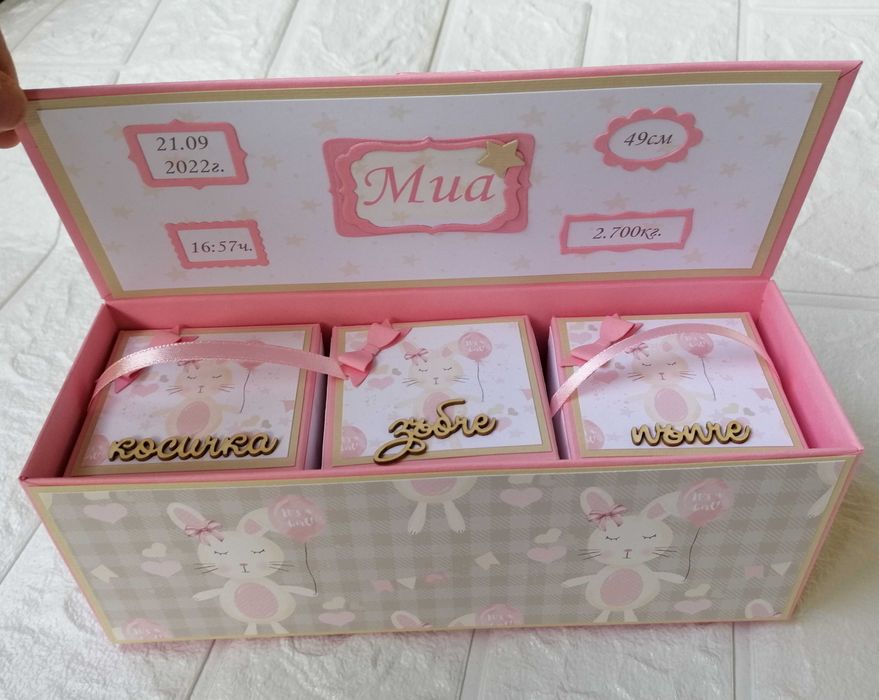 Кутия за бебешки съкровища.