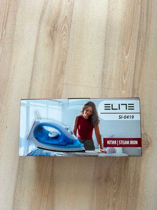 ELITE SI-0419 – парна ютия 2000W .. Нова, неупотребявана.