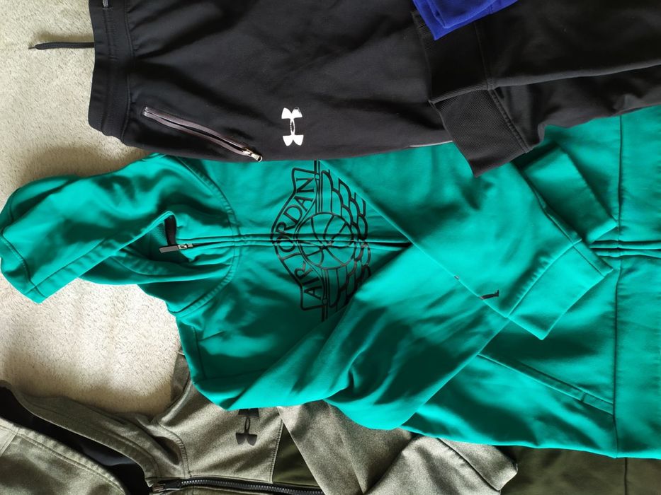 Лот Детски суичъри Under armour, Air Jordan, Armani
