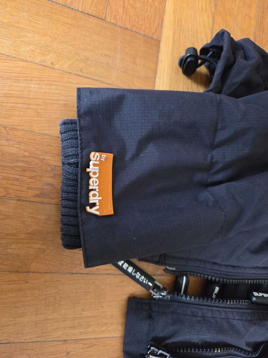 Дамско яке Superdry Супердрай the windcheater размер S цвят черен