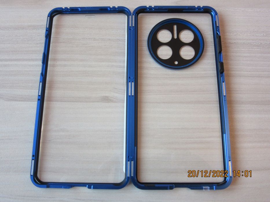 Huawei Mate 50 Pro / Двоен 360 магнитен кейс калъф с камера протектор