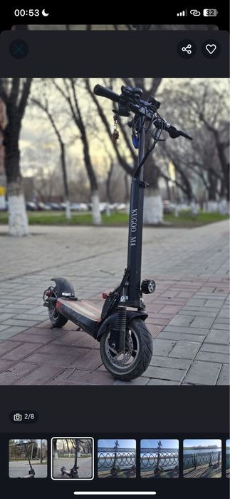 Продам электросамокат KUGOO M4