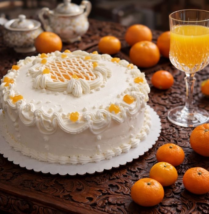 Торт на заказ. Цветы из мастики съедобные.