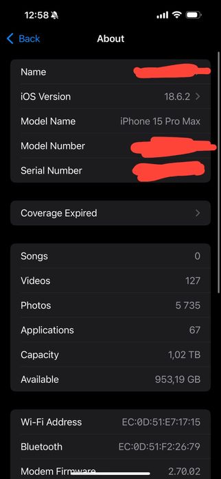 Iphone 15 Pro max Терабайт