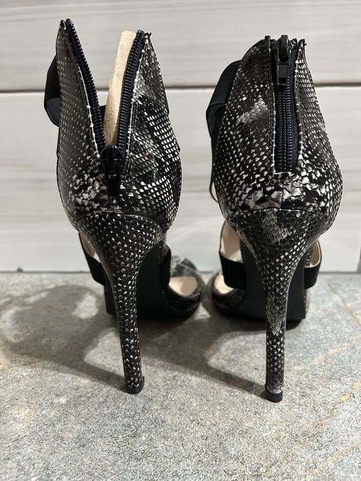 Sandale Botinelli Snake Print NOI cu Toc 12 cm – Stil Modern & Sexy