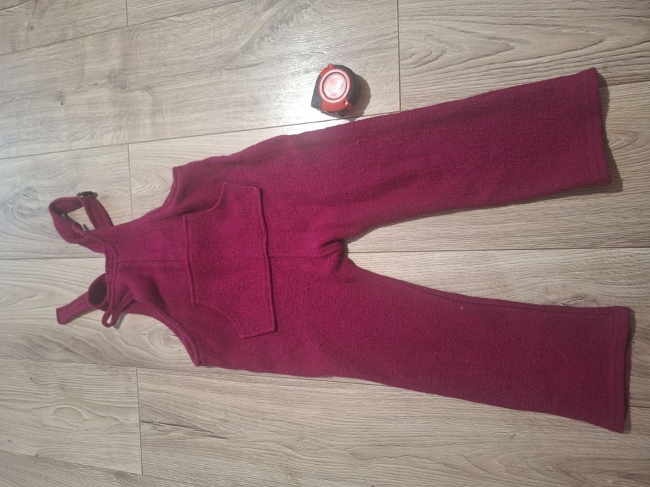 Pantaloni salopeta lana 5 ani