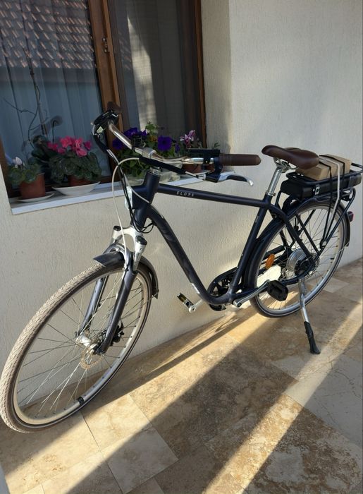 Bicicleta de oras electrica Elops 900 Cadru inalt Bluemarin