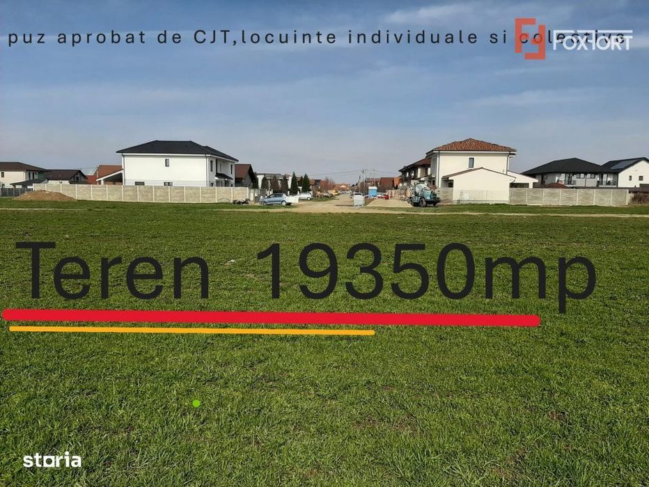 Teren extravilan de 19350 mp - zona Chisoda