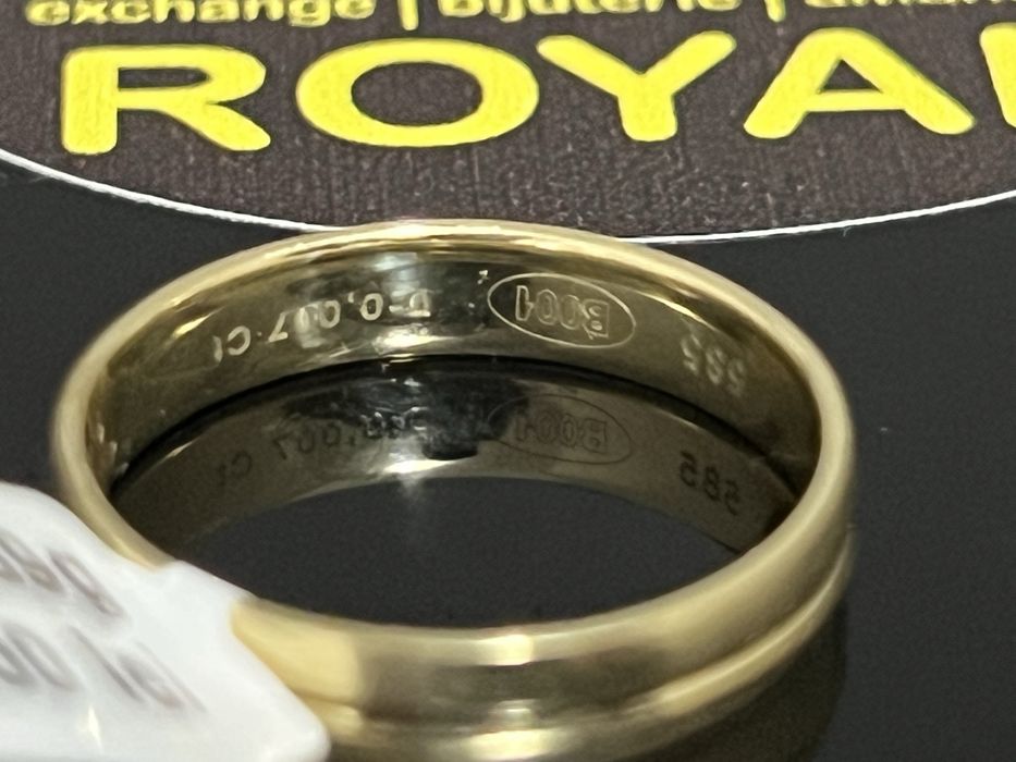 Bijuteria Royal CB : Inel cu diamant aur 14k 2,89 grame