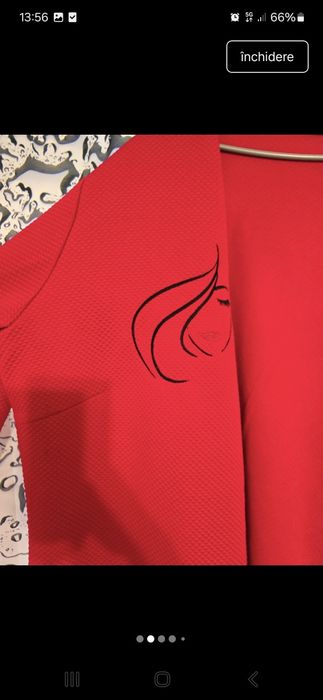 Cardigan rosu impecabil