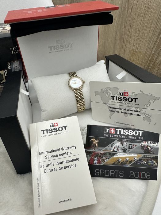 Ceas damă TISSOT original – eleganță elvețiană, set complet
