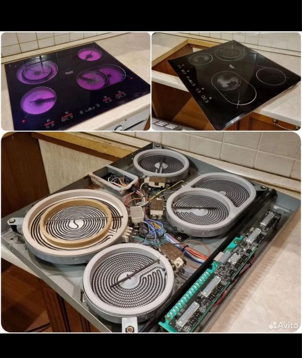 Ремонт электроплит, сенсорных плит.