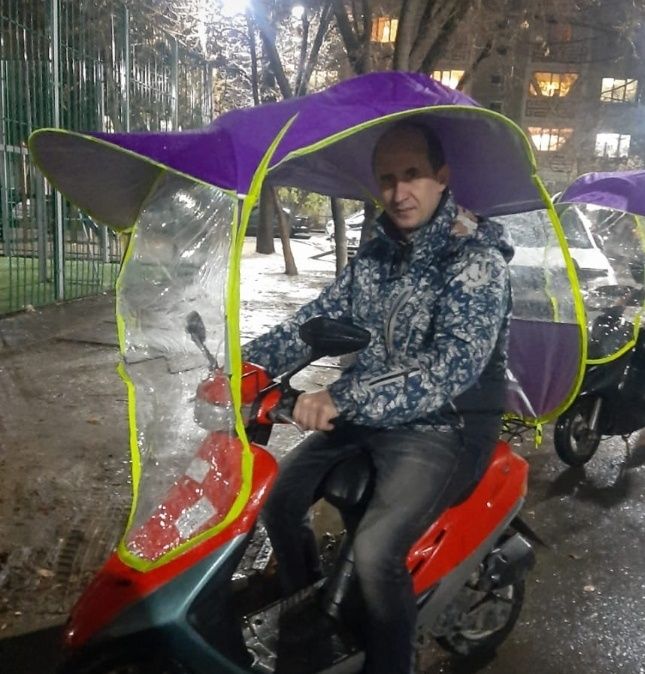 Ветровик крыша защита от дождя мопед дождевик зонт зонтик мотоцикл: 11 ...
