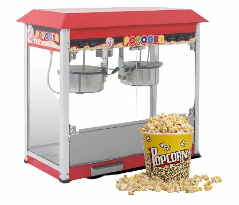 Профисионална машина за Пуканки два размера Чисто нова