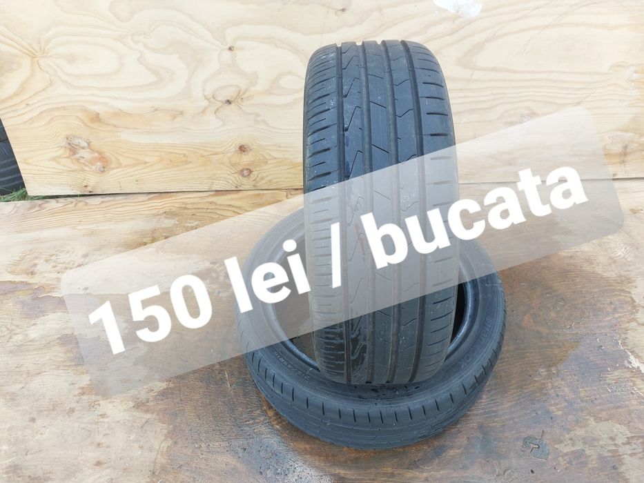 150 lei bucata! Doua anvelope de vara 215 45 r18 Hankook Ventus Prime 3 dot 2022! 7 mm